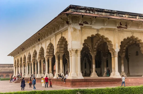 Anguri Bagh gebouw in het Rode Fort van Agra — Stockfoto