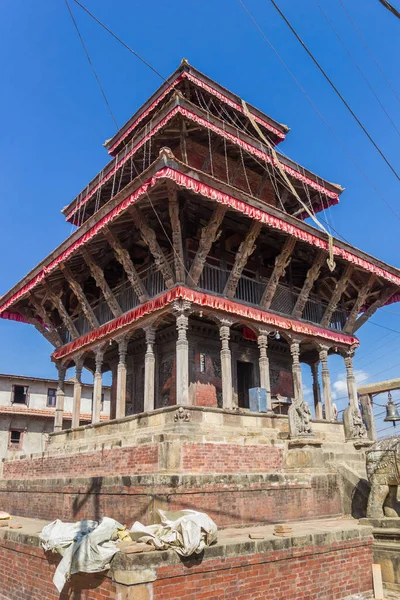 Kirtipur 'daki Uma Maheshwor Tapınağı' ndan Pagoda. — Stok fotoğraf