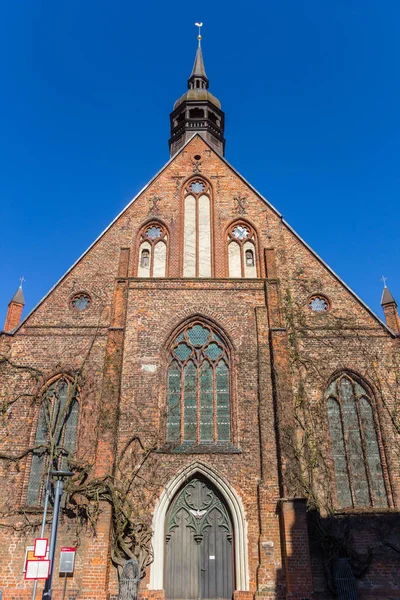 Facciata Della Chiesa Heilgeist Stralsund Germania — Foto Stock