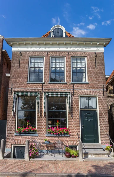 Historisch Huis Het Centrum Van Blokzijl Nederland — Stockfoto