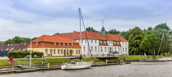 Panorama Pałacu Rantzau Gluckstadt Niemcy — Zdjęcie stockowe