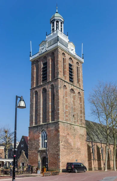 Igreja Histórica Maria Praça Mercado Meppel Países Baixos — Fotografia de Stock