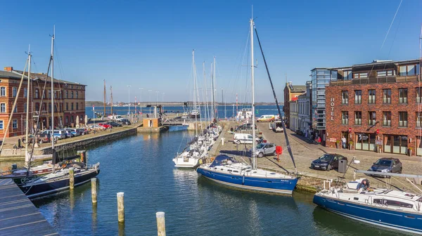Navegando Iates Porto Stralsund Alemanha — Fotografia de Stock