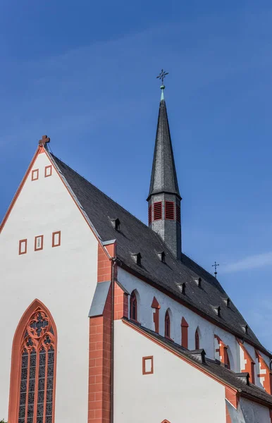 Fehér Templom Történelmi Városban Mainz Németország — Stock Fotó