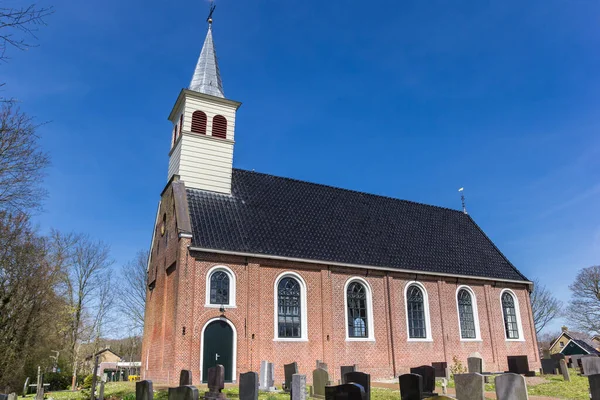 Historische Kirche Und Friedhof Oudemirdum Niederlande — Stockfoto