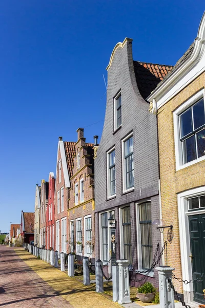 Oude Huizen Het Historische Centrum Van Harlingen Nederland — Stockfoto