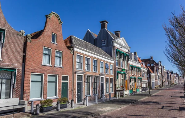 Oude Huizen Historische Stad Harlingen Nederland — Stockfoto