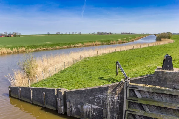 Fechadura Histórica Canal Coenraadpolder Países Baixos — Fotografia de Stock