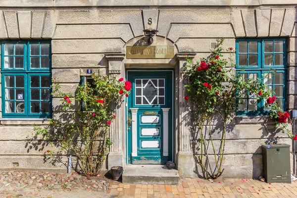 Puerta Una Antigua Casa Centro Histórico Tonder Dinamarca —  Fotos de Stock