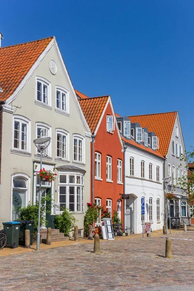 Colorful Houses Historic Kagmanden Square Tonder Denmark — Stock Photo, Image