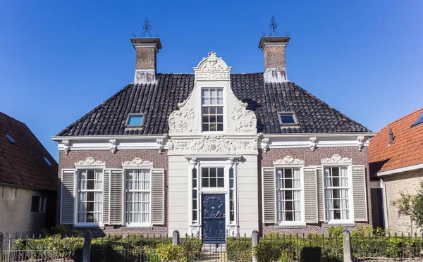 Фасад Исторического Дома Центре Хег Нидерланды — стоковое фото