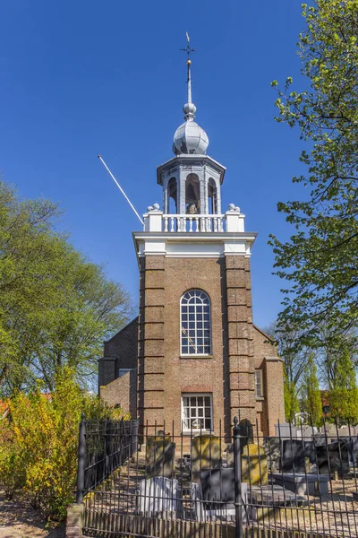 Urk Hollanda Denizdeki Tarihi Kilise — Stok fotoğraf