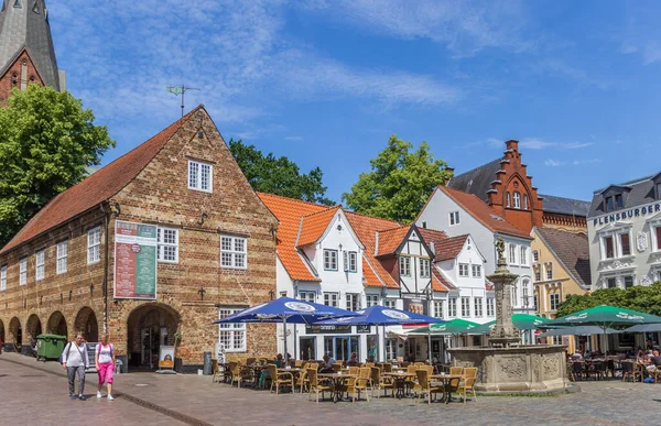 Café Und Bar Nordermarkt Flensburg — Stockfoto