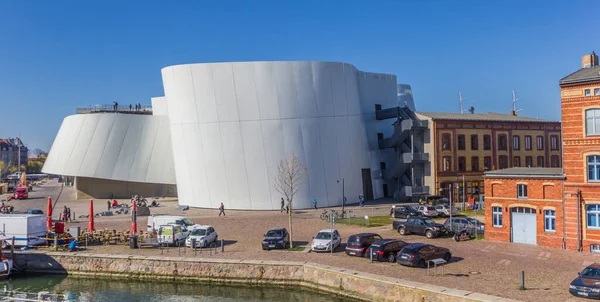 Panorama Del Museo Marino Ozeaneum Stralsund Alemania — Foto de Stock