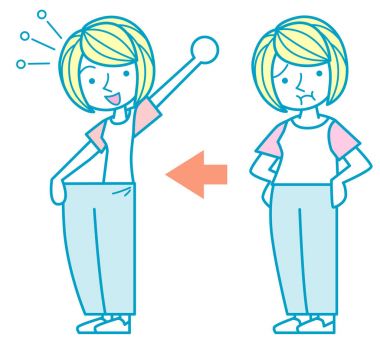 Diyet içinde başarılı kadınlar