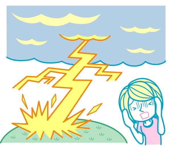  Bir kadın yıldırım sürpriz