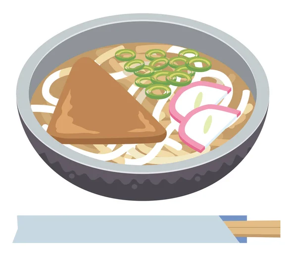 Cibo Giapponese Fox Udon — Foto Stock