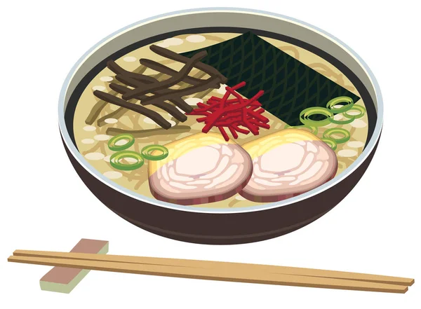 Comida Popular Japan Pork Bone Ramen — Fotografia de Stock