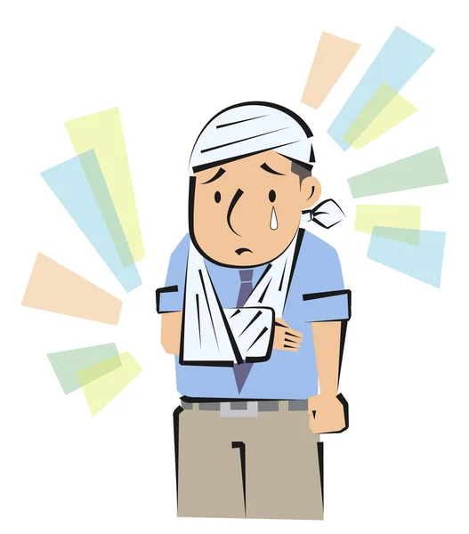 Bir işadamı kolu yaralı