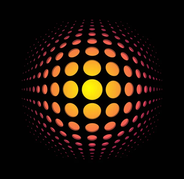 Karanlıkta turuncu doku