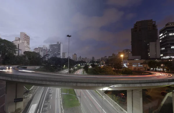 Сао-Паулу: Закат света — стоковое фото