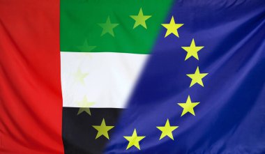 Avrupa bayrak Birleşik Arap Emirlikleri bayrağı ile birleşti