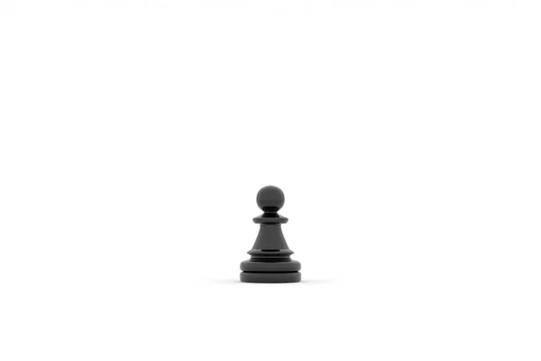 Chess team building strategy - isolated pawn — Stock Photo, Image