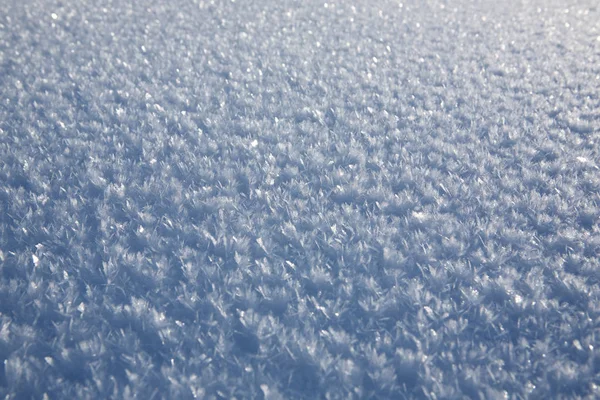 The natural texture of the snow — Stock Photo, Image