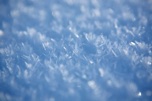 The natural texture of the snow — Stock Photo, Image