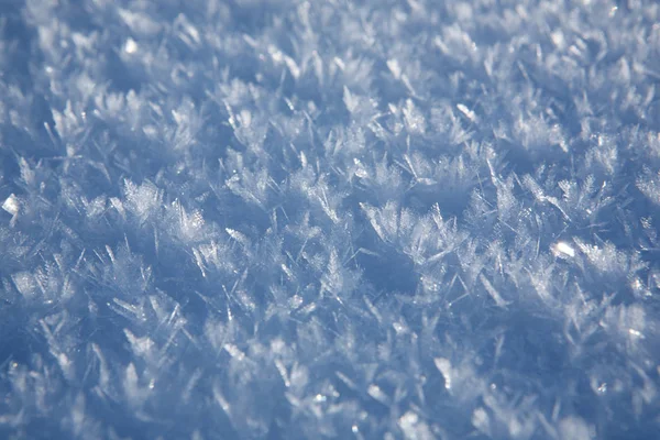 The natural texture of the snow — Stock Photo, Image