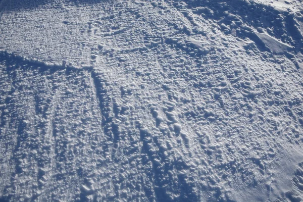 La textura natural de la nieve — Foto de Stock