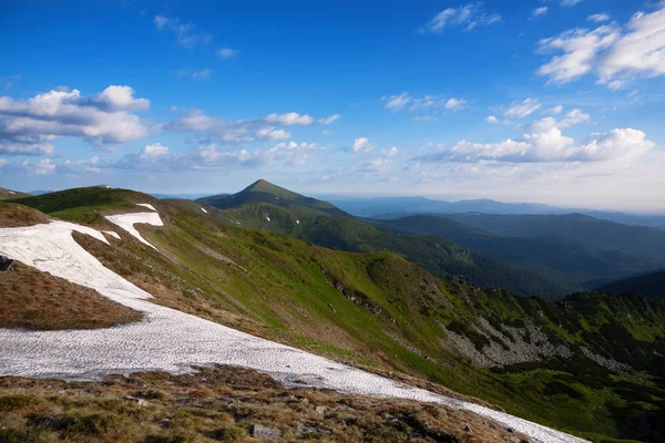Güzel bir yaz Karpat manzarası — Stok fotoğraf