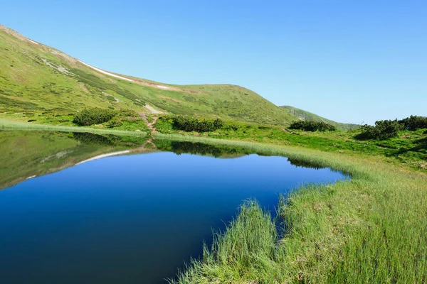 Lago Nesamovyte en Cárpatos — Foto de Stock