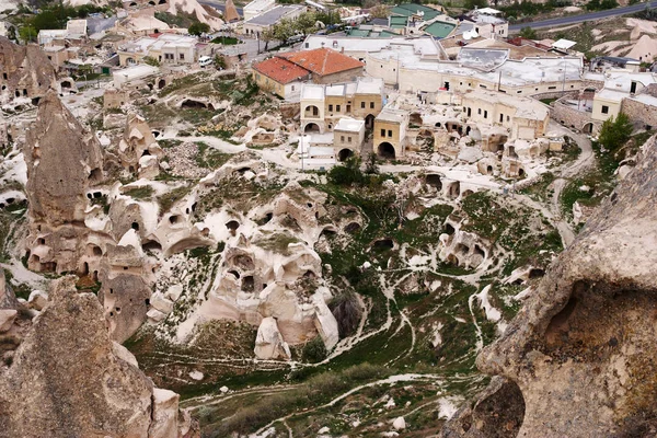 Печерне місто Uchisar — стокове фото