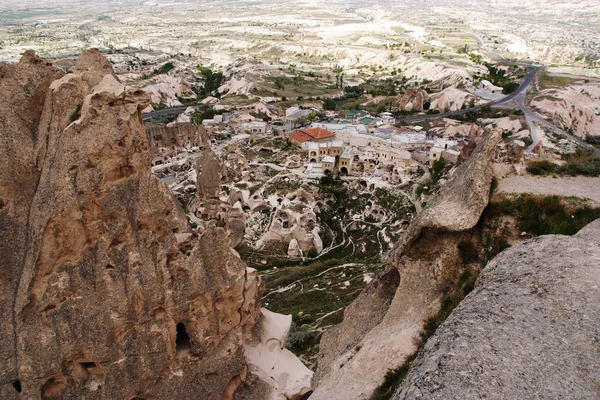 Печерне місто Uchisar — стокове фото