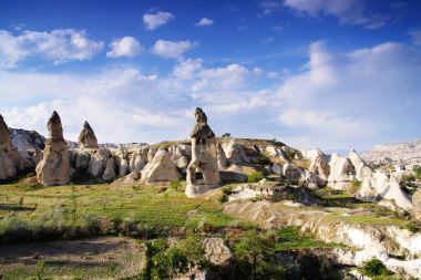 Uçhisar Valley, bir mağara şehir.