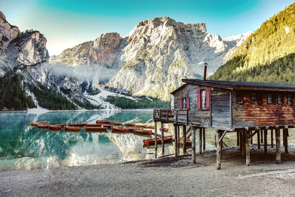 Lago di braies Dolomiti unesco