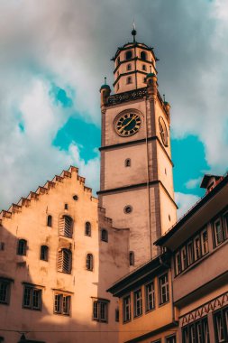 Ravensburg 'un merkezinde bir bina.