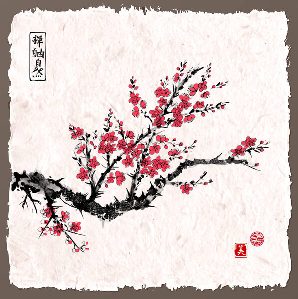 Sakura symbol of Japan