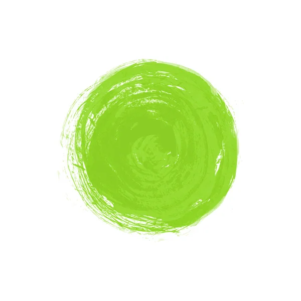 Grunge círculo verde — Vetor de Stock