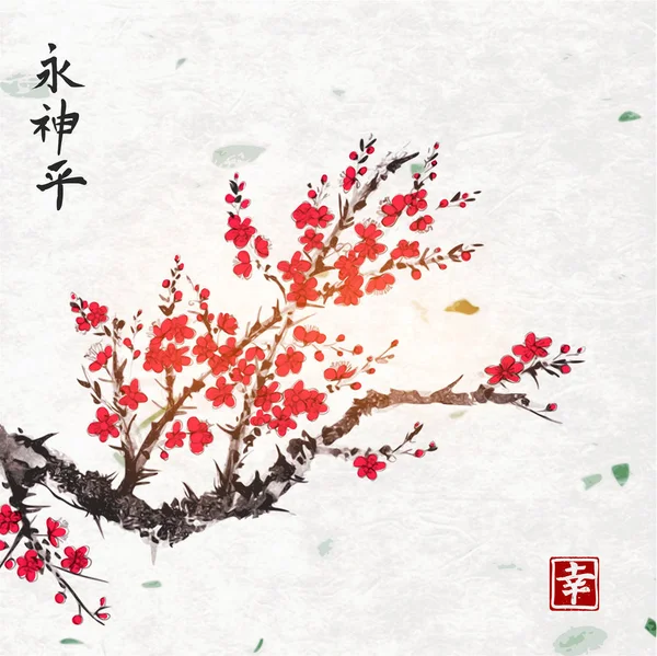 sakura çiçekli kart 