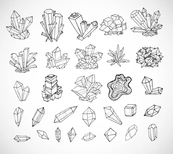 Crystal naadloze patroon — Stockvector