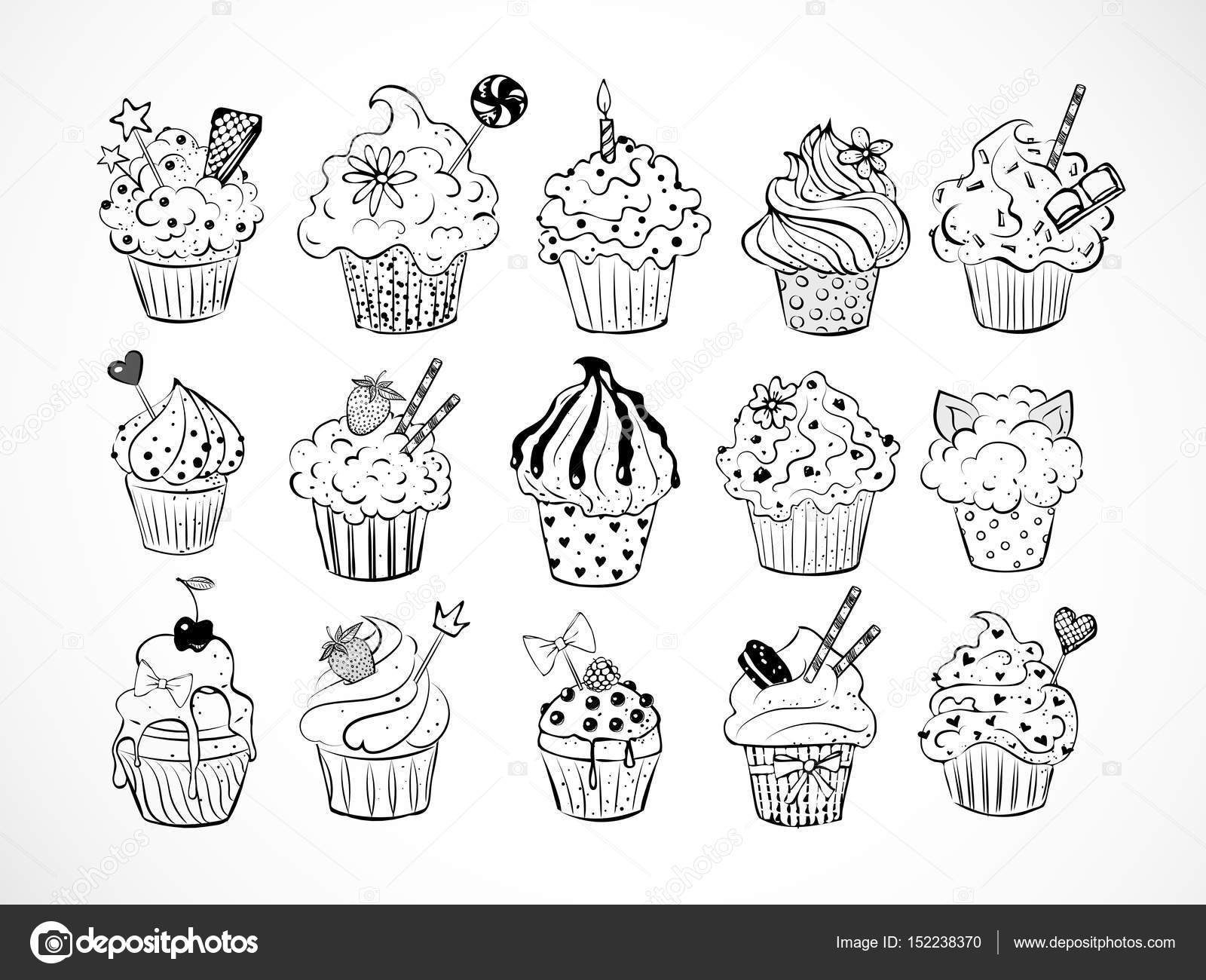 Featured image of post Cupcakes Para Colorear