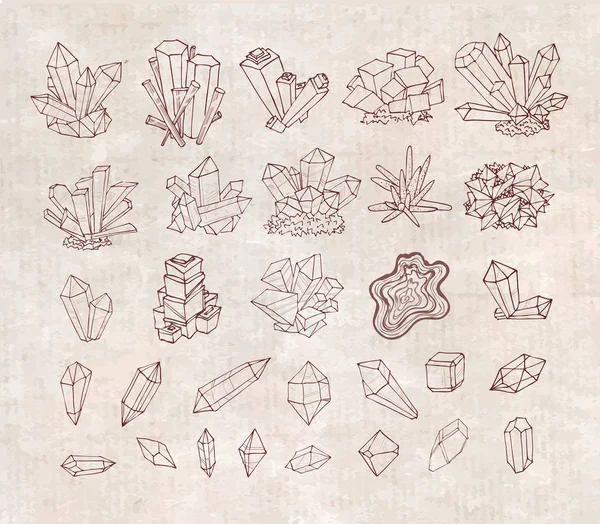 Cristal motif sans couture — Image vectorielle