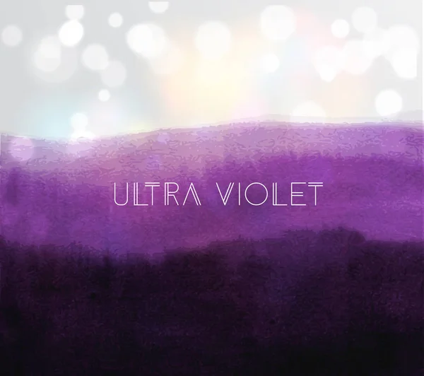 Abstracte Ultraviolet Paarse Grunge Splash Witte Achtergrond Kleur Van Het — Stockvector