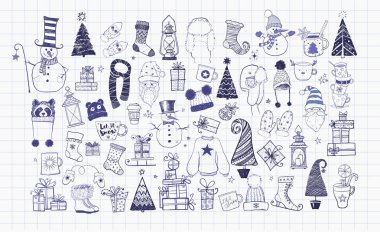 Büyük kış karalamaları.