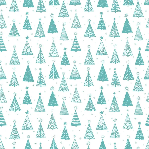 Árboles Navidad Vector Illustartion — Archivo Imágenes Vectoriales