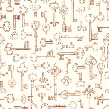 Abstract color vector key pattern