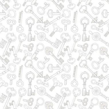 Abstract color vector key pattern