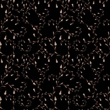   Kusursuz vektör deseni. Fantezi çiçekleri. Doğal duvar kağıdı, çiçek süslemesi, illüstrasyon. Ev dekorasyonu. Çiçekler. Baskı, ambalaj kağıdı, poster, duvar kağıdı, selamlama ve tekstil için kullanılabilir..